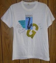 Kenny G Autographed Concert Tour Shirt Vintage 1987 Screen Stars Single ... - £390.52 GBP