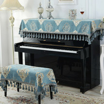 78x35inch Piano Anti-Dust Cover Dust Simple Fabric Cloth Elegant Piano T... - £41.84 GBP