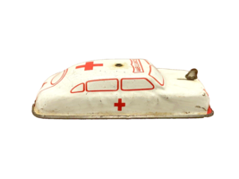 Ambulance ARGO 1950&#39;s Tin Litho Toy Bell Rings 4 inch Long Car Vintage - £10.14 GBP