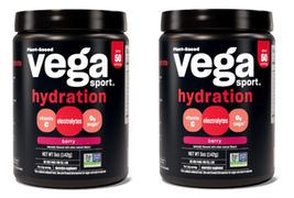 2x Vega Sport Hydration Electrolyte Powder Berry Post Workout Recovery D... - $27.71