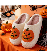 Halloween Pumpkin Cartoon Slippers Warm Winter Slippers Men And Women - $472.61 MXN+