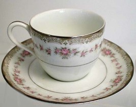 5 Nippon Toki Kaisha 1950s Demitase Floral Teacups with Saucers - £67.86 GBP