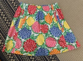 Lilly Pulitzer Skirt Size XS Colorful Flowers Stretchy Elastic Waist CUT... - $32.71