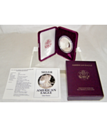 1991-S SILVER BULLION (1 OZ. 99.9% SILVER) AMERICAN EAGLE $1 DOLLAR PROO... - $1,471.22 MXN