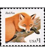 1998 $1 Red Fox, Self-adhesive Scott 3036 Mint F/VF NH - $184.69 MXN