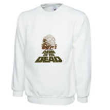 Dawn Of The Dead Men&#39;s White Sweatshirt - $30.99