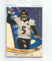 Joe Flacco (Baltimore Ravens) 2013 Topps Platinum Card #1 - £3.94 GBP