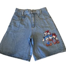 Mickey by Jerry Leigh Mom Jean Shorts Streetwear  M 1219 Walt Disney Co Vintage - £16.53 GBP