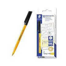 Staedtler Stick Fine Ballpoint Pen (Box of 10) - Black - $32.81