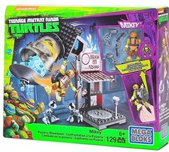 Mega Bloks Teenage Mutant Ninja Turtles Mikey Pizzeria Showdown Building... - $9.49