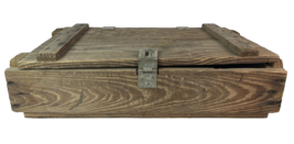 Vintage Military Wood / Wooden Ammo Crate 81mm Morter Empty Box - L@@K - £38.93 GBP