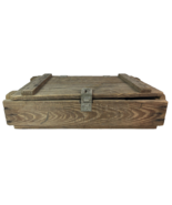 Vintage Military Wood / Wooden Ammo Crate 81mm Morter Empty Box - L@@K - £39.22 GBP