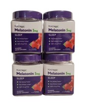Natrol Melatonin 5mg Gummies Strawberry 360 (4 x 90) Count Sealed EXP: 4/24 - £23.35 GBP