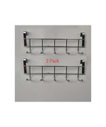  Hook Rack Hangers for Thin Doors   (2 Pack) Kitchen Pantry Bathroom Bel... - $16.38
