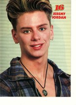 Jeremy Jordan teen magazine pinup clippings 16 magazine 90&#39;s necklace - £3.95 GBP