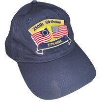 Celebrate Americas 250th Birthday 1776-2026 Navy Blue Unisex Cap - $6.81