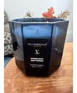Vila Hermanos Moonlight Driftwood Octagon Cobalt Blue Glass Jar Candle 1... - $730.68 MXN