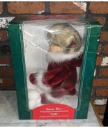 RARE Santa&#39;s Best Animated Ceramic Doll “AMI” Snow Baby Motionette w/Box... - $332.96 CAD