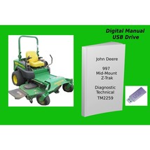 John Deere 997 Mid-Mount Z-Trak Diagnostic Repair Technical Manual See Desc. - $23.74
