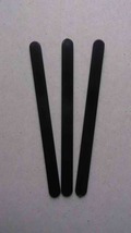 200-New Black Multi-use ECO 4.5 inch/11.25 cm Plastic Popsicle Craft Foo... - £23.77 GBP