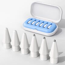 6 Replacement Tips Compatible with Apple Pencil 1st/2nd Gen Pencil Nibs ... - $10.83