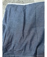RALPH LAUREN &quot;CHAMBRAY STRIPE&quot; 1pc KING BEDSKIRT BLUFF POINT BLUE/WHIT P... - €49,54 EUR