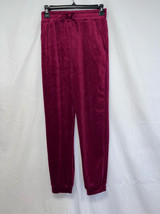Speechless Kids Burgundy Velvet Track Pants Size Large NWOT - £5.35 GBP