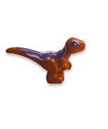Lego Jurassic World Dinosaur BABY RAPTOR with Dark Purple &amp; White Markin... - $7.79 CAD