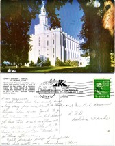 Utah St. George &quot;Mormon&quot; Temple Building Postcard Posted 1950 VTG Postcard - £7.49 GBP