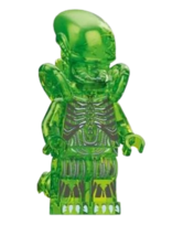 WESIGIFT Movie Aliens Transparent Black Xenomorph PG 1763 Minifigure Block Toys - $4.00