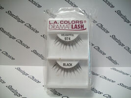 LA Colors Dramatilash False Eyelashes #974 Delightful Black - $8.45