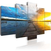 Stretched canvas landscape art lake of dreams tiptophomedecor thumb200