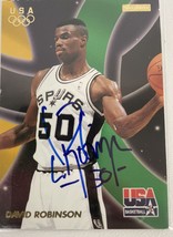 David Robinson Signed Autographed Dream Team USA Basketball Card - San Antonio S - £63.92 GBP