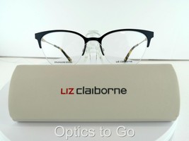 LIZ CLAIBORNE L 658 (KY2) BLUE GOLD 51-18-135 STAINLESS STEEL Eyeglass f... - £26.64 GBP