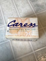Vintage Caress Peach Body Soap 1993 Moisturizers Soap Bar Two Pack 4.75 oz Boxed - £14.35 GBP