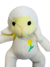 Peachtree Playthings Plush Lamb Sheep Daisy Mini Stuffed Animal Easter Spring - £9.11 GBP