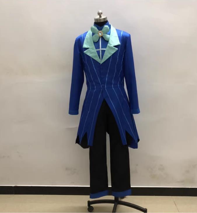 Hazbin Hotel Alastor  2P blue Cosplay Costume Adult Halloween Outfit Ful... - $85.00