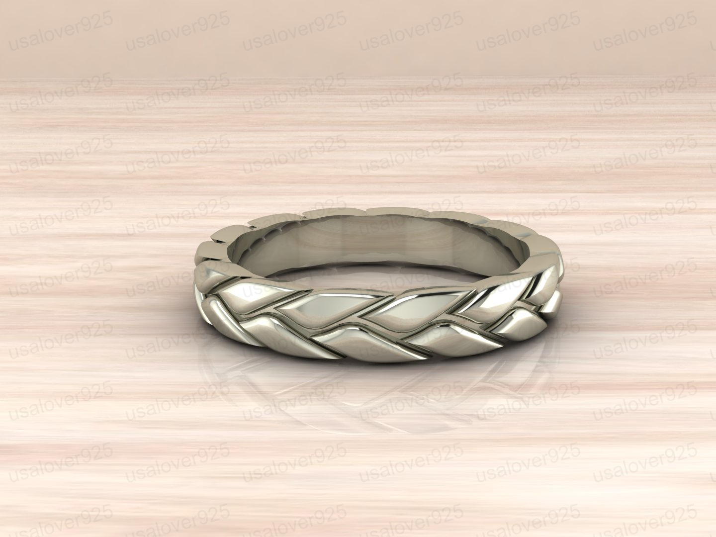 Sterling Silver Unisex Band Ring Anniversary Ring Engagement Ring Gift For Him Item image 10