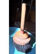 Magnolia Big Round Horse Hair Brush Clarksville Texas Removable Handle G... - $49.50