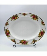 Royal Albert OLD Country ROSES 13&quot; Oval Platter Serving Plate - $1,580.08 MXN