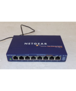 NETGEAR FS108 8-Port 10/100 Fast Ethernet Switch w/ AC Adapter - £13.25 GBP