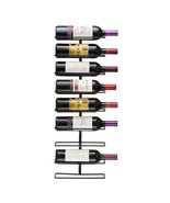 Sorbus Wall Mount Wine Rack (Holds 9 Bottles) - Wine Rack Wall Mounted f... - £36.01 GBP
