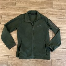 Marmot Soft Shell Fleece Polartec Full Zip Army Green Jacket Mens Size M... - $49.99