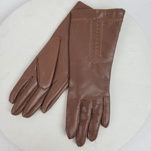 Vintage Gloves Montgomery Ward 7.5-8.5 Acrylic Brown NOS 11 Inch Long - £6.45 GBP