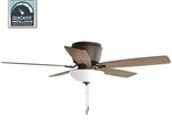 Hampton Bay Melrose 52&quot; Indoor LED Hugger Bronze Dry Rated Ceiling Fan w... - £65.85 GBP