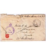 On Active Service Envelope Field Post Office Passed Censor Mark Salvatio... - £6.25 GBP