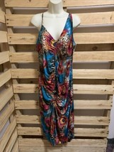 NWT Bluebell Peacock Feather Plus Size Dress Woman’s Size 3X KG Clubwear - $24.75