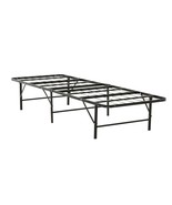 Twin XL Black Metal Platform Bed Frame - Strong Mattress Foundation - $245.57 CAD