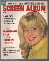 Screen Album 10/1964-Hayley Mills-Sean Connery 007-Brigitte Bardot-VG - £64.98 GBP