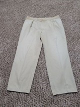 Savane Men&#39;s 100% Cotton Tan Chino Pants Size 42X28 - $14.99